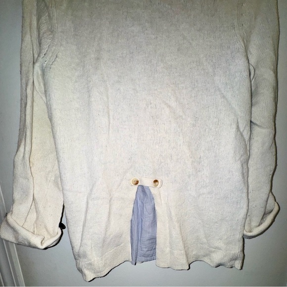 Moth Cream Button-Down Cardigan - Picture 9 of 10